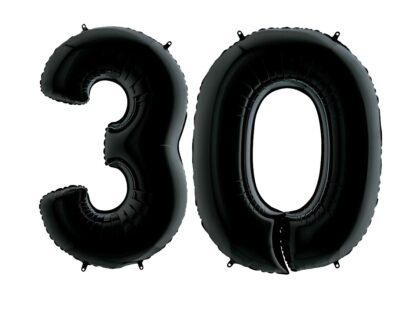 BALONY CYFRY 30 / 100cm / kolor: CZARNY
