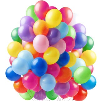 ZESTAW BALONÓW KOLOROWYCH / 10" / 100szt.