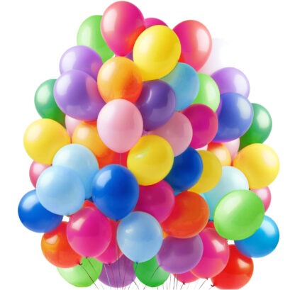 ZESTAW BALONÓW KOLOROWYCH / 10" / 100szt.