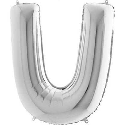 LITERA "U" / 100cm / kolor: SREBRNY