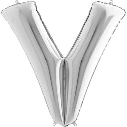 LITERA "V" / 100cm / kolor: SREBRNY