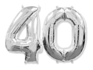balony cyfry czterdziestka