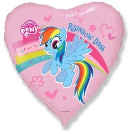 balon serce my little pony