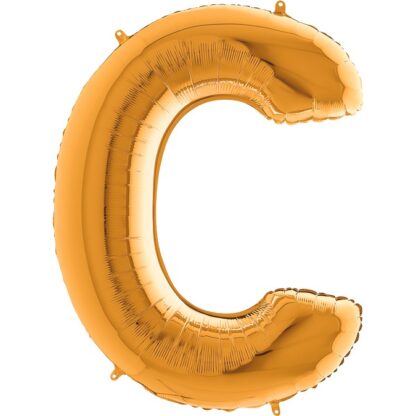 LITERA "C" / 100cm / kolor: ZŁOTY