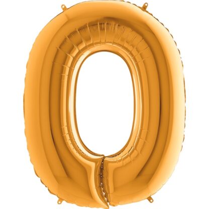 LITERA "O" / 100cm / kolor: ZŁOTY