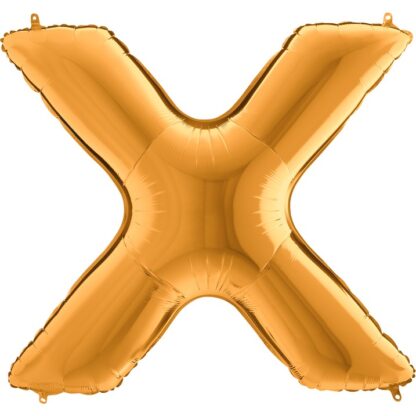 LITERA "X" / 100cm / kolor: ZŁOTY