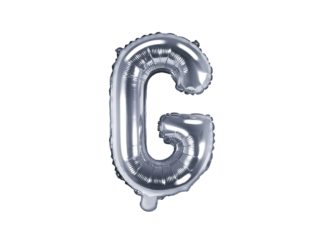 literka G srebrna