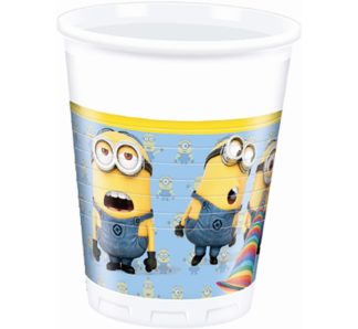 kubeczki plastikowe z minionkiem