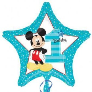 balon mickey 1st birthday
