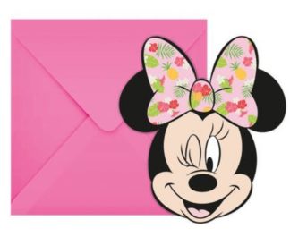 zaproszenia urodzinowe myszka minnie