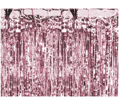KURTYNA DEKORACYJNA / JASNO RÓŻOWA / 90x250cm