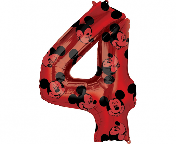 BALON CYFRA 4 66CM M.MICKEY