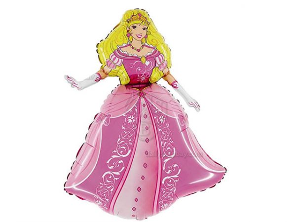 BALON FOLIOWY RÓŻOWA KSIĘŻNICZKA / 21”