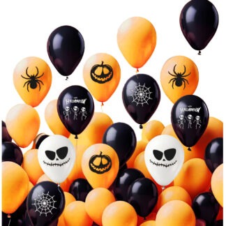 ZESTAW BALONÓW NA HALLOWEEN / 40szt