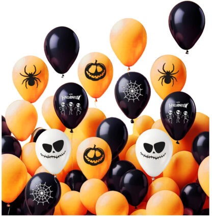 ZESTAW BALONÓW NA HALLOWEEN / 40szt
