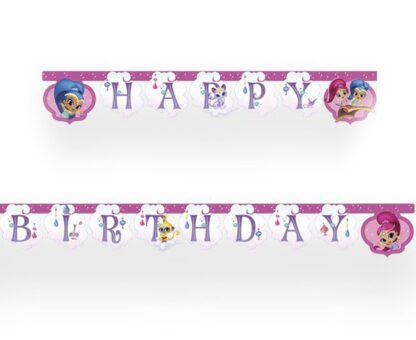GIRLANDA HAPPY BIRTHDAY / SHIMMER i SHINE / 2m