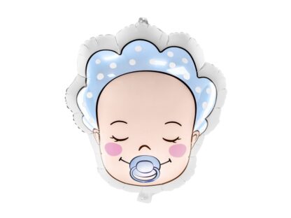 BALON BABY SHOWER BOBAS CHŁOPIEC 45cm