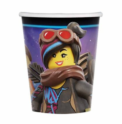 KUBECZKI PAPIEROWE / LEGO PRZYGODA / 8szt