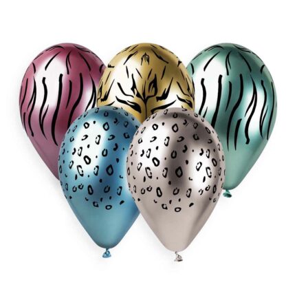 BALONY PREMIUM SAFARI CĘTKI 5szt