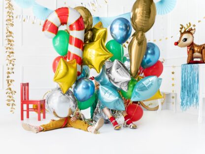 BALON FOLIOWY CUKROWA LASKA ŚWIĄTECZNA 50x82cm - obrazek 2