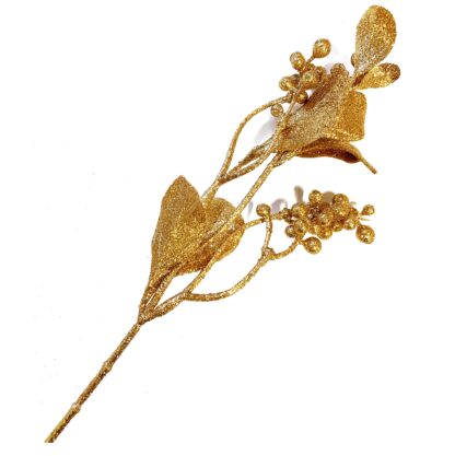 JEMIOŁA GAŁĄZKA / ZŁOTA / 25cm