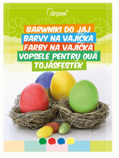 BARWNIKI DO JAJEK 4 KOLORY