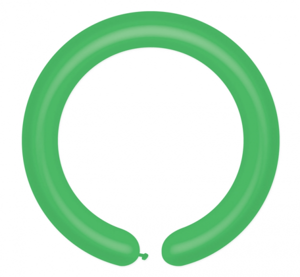 BALONY RURKI DO MODELOWANIA ZIELONE 100szt.