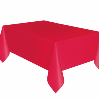 OBRUS FOLIOWY / CZERWONY / 137x274 cm