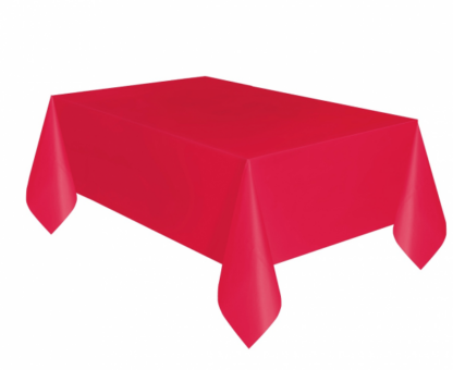OBRUS FOLIOWY / CZERWONY / 137x274 cm