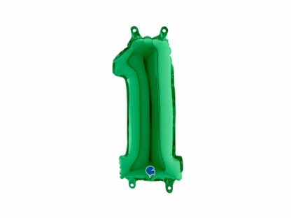 balon CYFRA 1 35cm ZIELONY