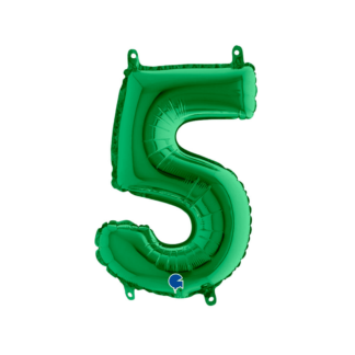 balon CYFRA 5 35cm ZIELONY