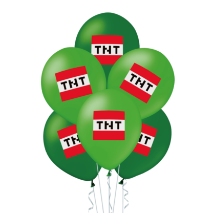 BALONY GAMING TNT ZIELONE 12szt