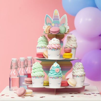 PAPILOTKI DO MUFFINEK JEDNOROŻEC / 6szt - obrazek 3