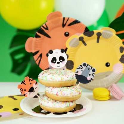 TALERZYKI ZWIERZĄTKA SAFARI MIX 17cm 4szt - obrazek 2