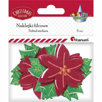 NAKLEJKI FILCOWE GWIAZDA BETLEJEMSKA 6szt