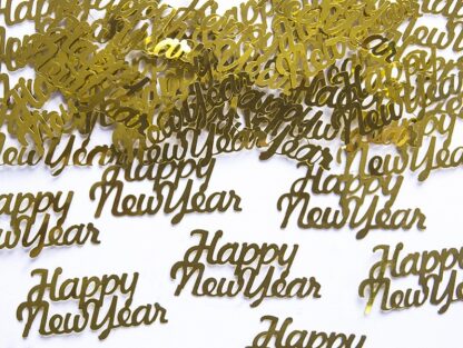 KONFETTI HAPPY NEW YEAR ZŁOTE 3g