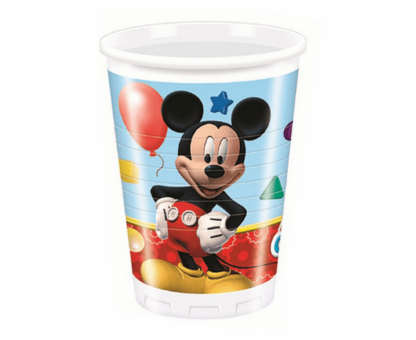 KUBECZKI PLASTIKOWE MYSZKA MICKEY 8szt