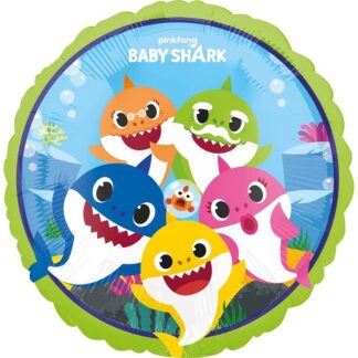 BALON BABY SHARK KOŁO 45cm