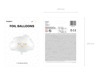 BALON FOLIOWY CHMURKA 51x35cm PD - obrazek 3