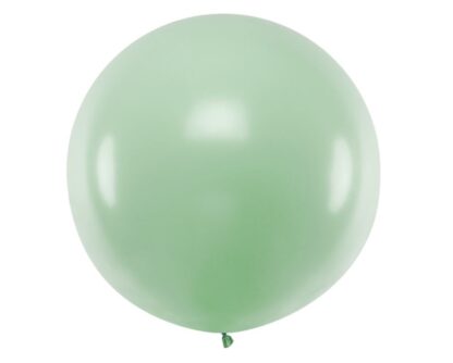 BALON KULA PISTACJOWY PASTEL 1m