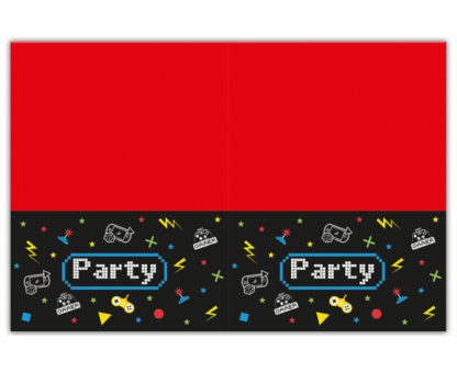 OBRUS GAMING PARTY CZERWONY 120x180cm
