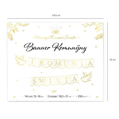 BANER I KOMUNIA ŚWIĘTA 250cm PP - obrazek 4