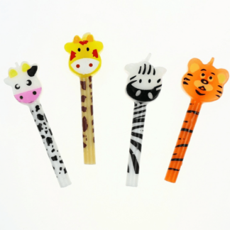 ŚWIECZKI ZWIERZĄTKA ZOO SAFARI 4szt