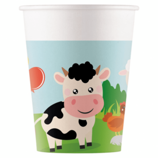 KUBECZKI PAPIEROWE FARMA 200ml 8szt