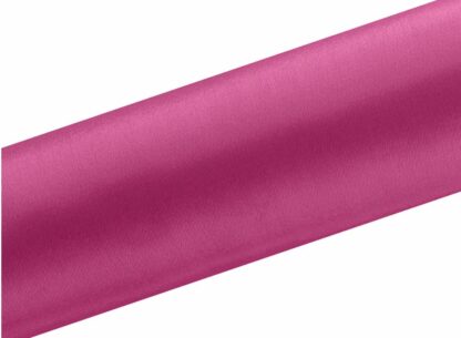 SATYNA W ROLCE / kolor: FUKSJA / 16 cm x 9,0 m