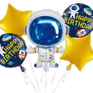 BALONY FOLIOWE ZESTAW KOSMOS 5szt