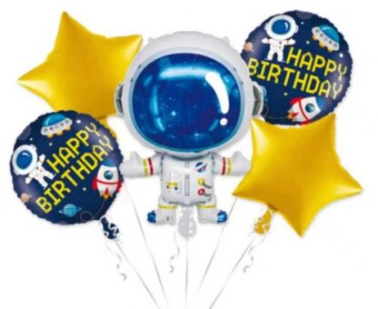 BALONY FOLIOWE ZESTAW KOSMOS 5szt