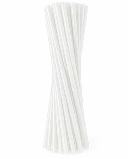 SŁOMKI BEZBARWNE PLASTIKOWE 500szt
