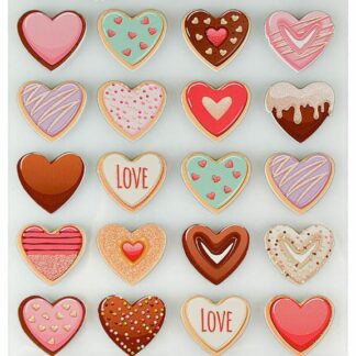 NAKLEJKI PIANKOWE PĄCZKI LOVE 29szt.