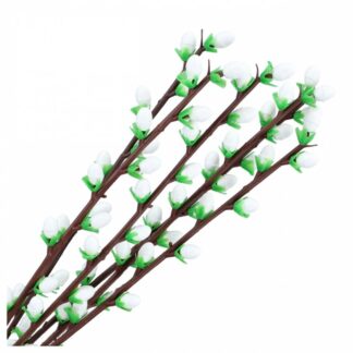 BUKIET BAZIE LISTKI 36cm 6szt